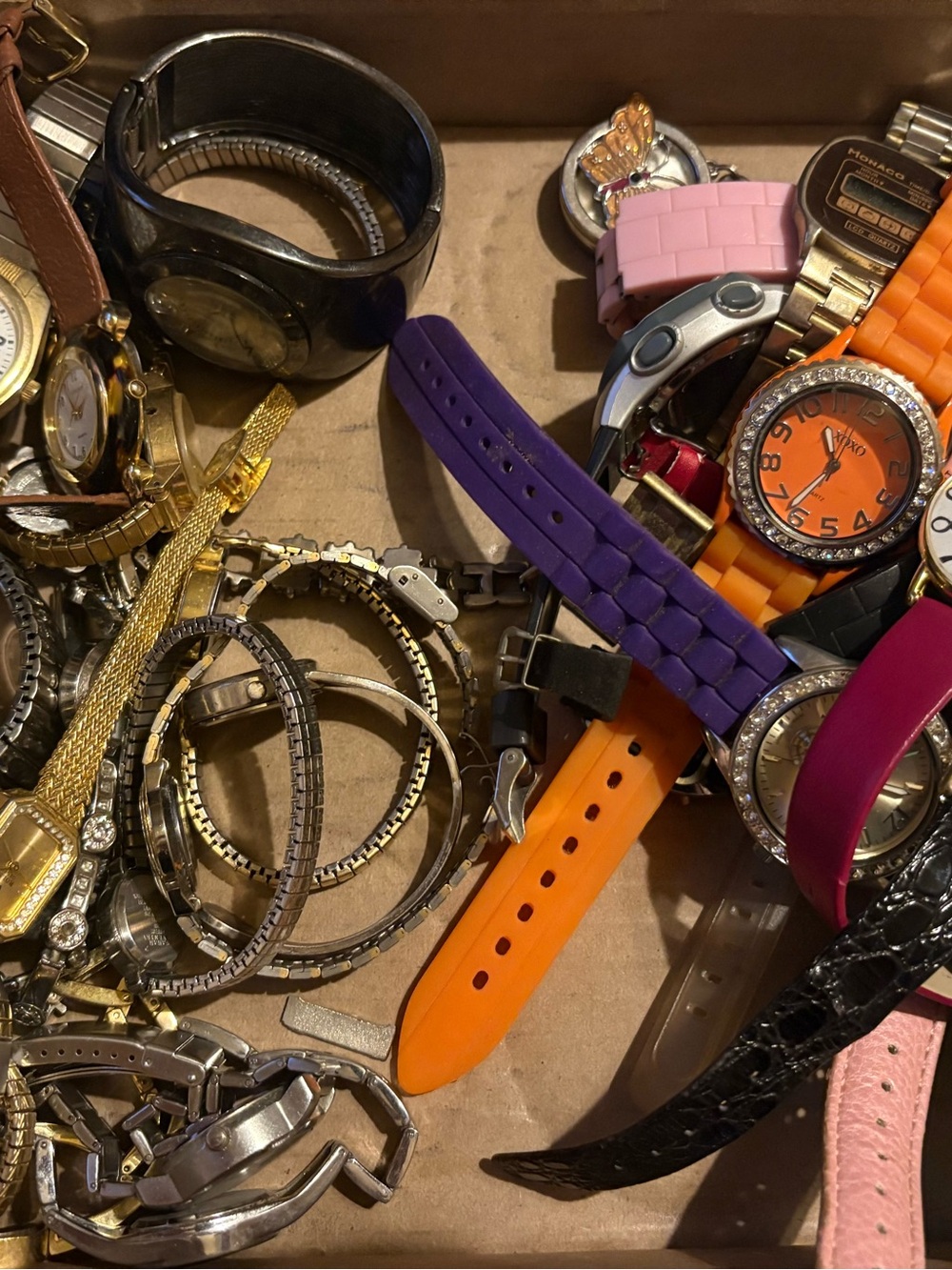 5 Watch Mystery Grab Bag for $25 - Choose Gold/Silver color or Retro & Upbeat